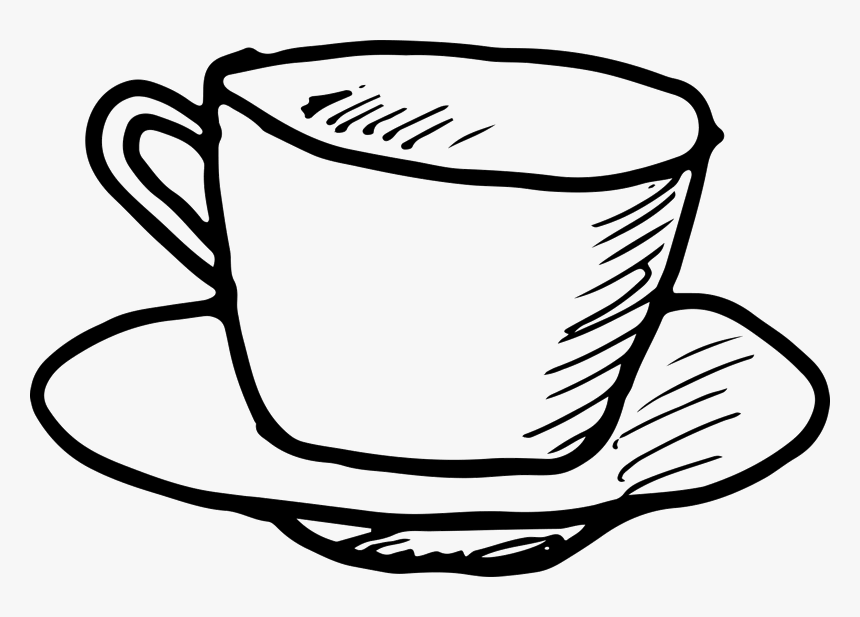 Outline Clipart Coffee Cup - Coffee Cup Outline Png, Transparent Png, Free Download