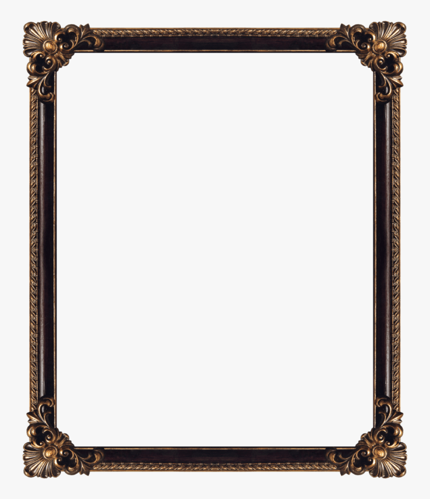 Transparent Rustic Frame Clipart - Transparent Old Picture Frame, HD Png Download, Free Download