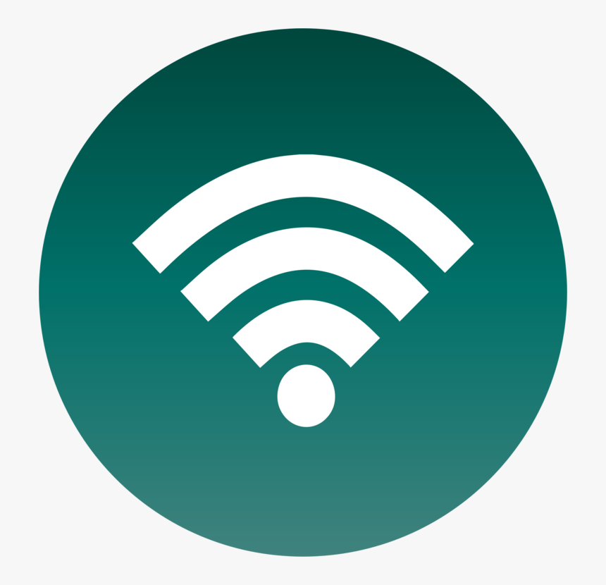 Symbol,aqua,green - Wifi Señal Verde, HD Png Download, Free Download