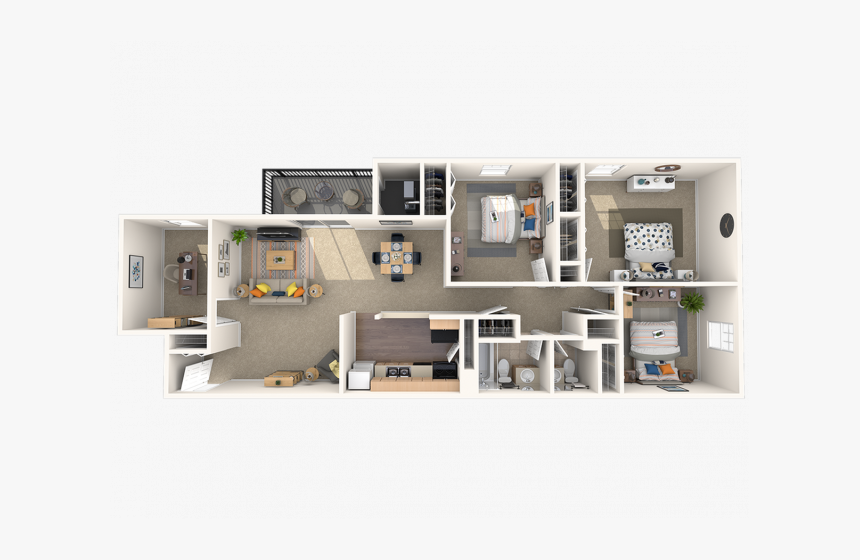 0 For The Quartz With Den Floor Plan - Floor Plan, HD Png Download, Free Download