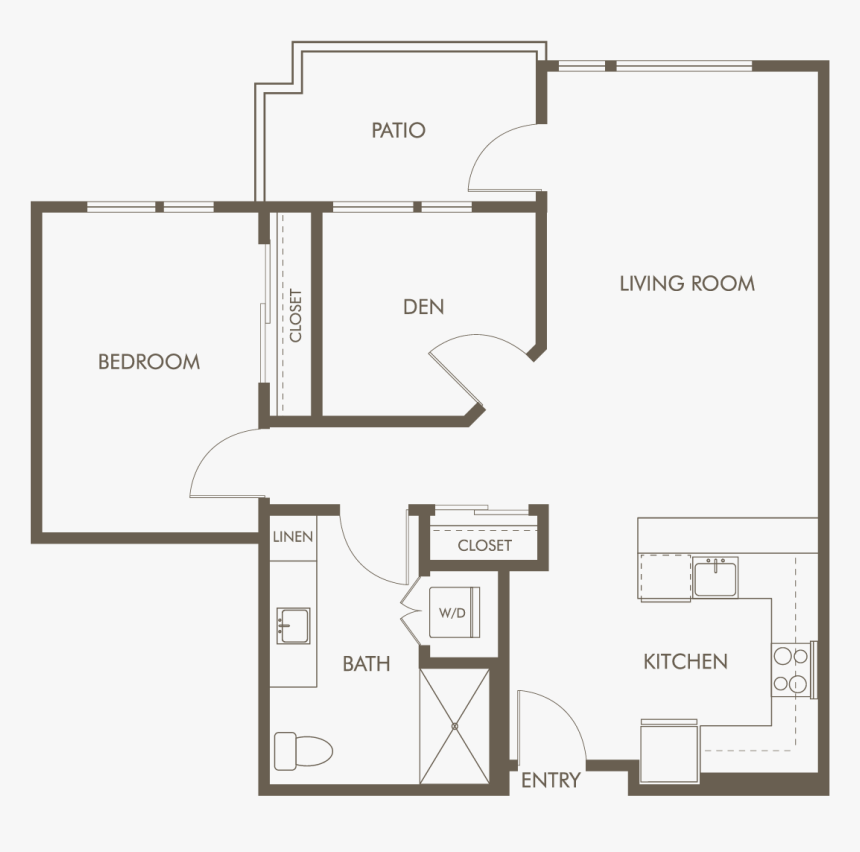 Balcony In Floor Plan, HD Png Download, Free Download