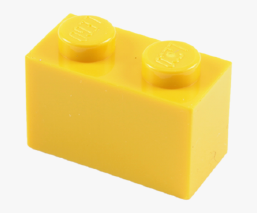 Buy Lego Brick 1 X 2 Yellow - Plastic, HD Png Download, Free Download