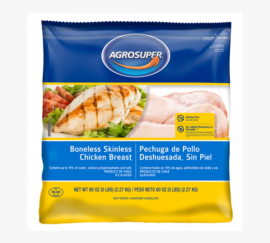 Chickenbreast 5lb - Agrosuper Chicken Party Wing, HD Png Download, Free Download