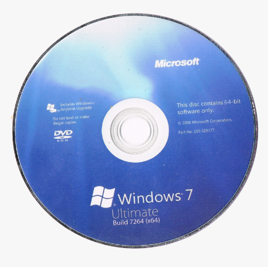 Movies Clipart Disc - Windows Xp 7 Cd, HD Png Download, Free Download