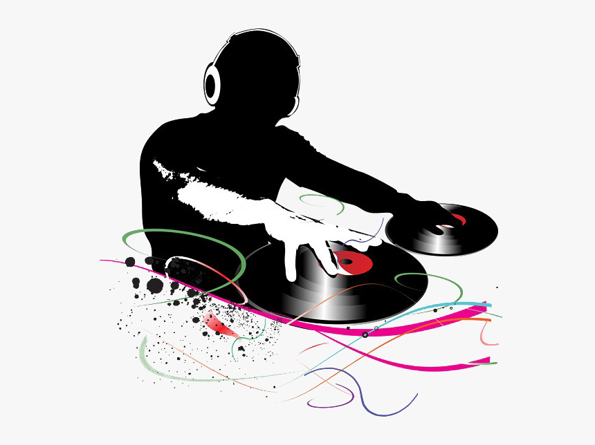 Disc Jockey Png Clipart - Colorful Dj Png, Transparent Png, Free Download