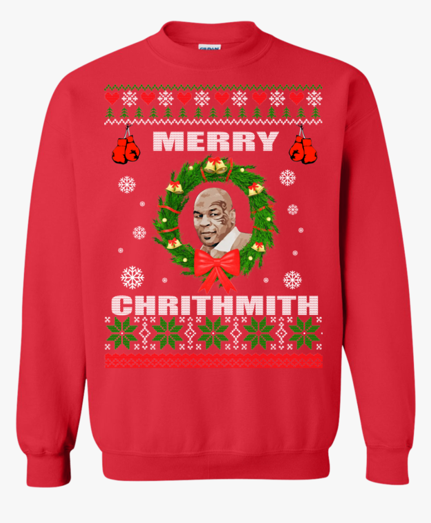 Mike Tyson Merry Chrithmith Christmas Sweatshirt - Let's Get Lit Christmas Sweater, HD Png Download, Free Download