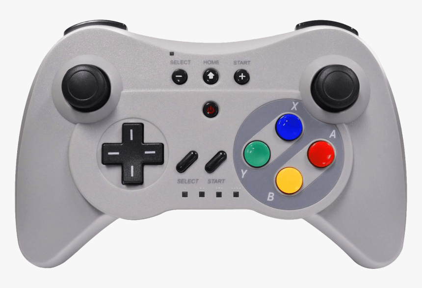 Nintendo Wii U Pro Controller - Snes Vs Famicom Controller, HD Png Download, Free Download