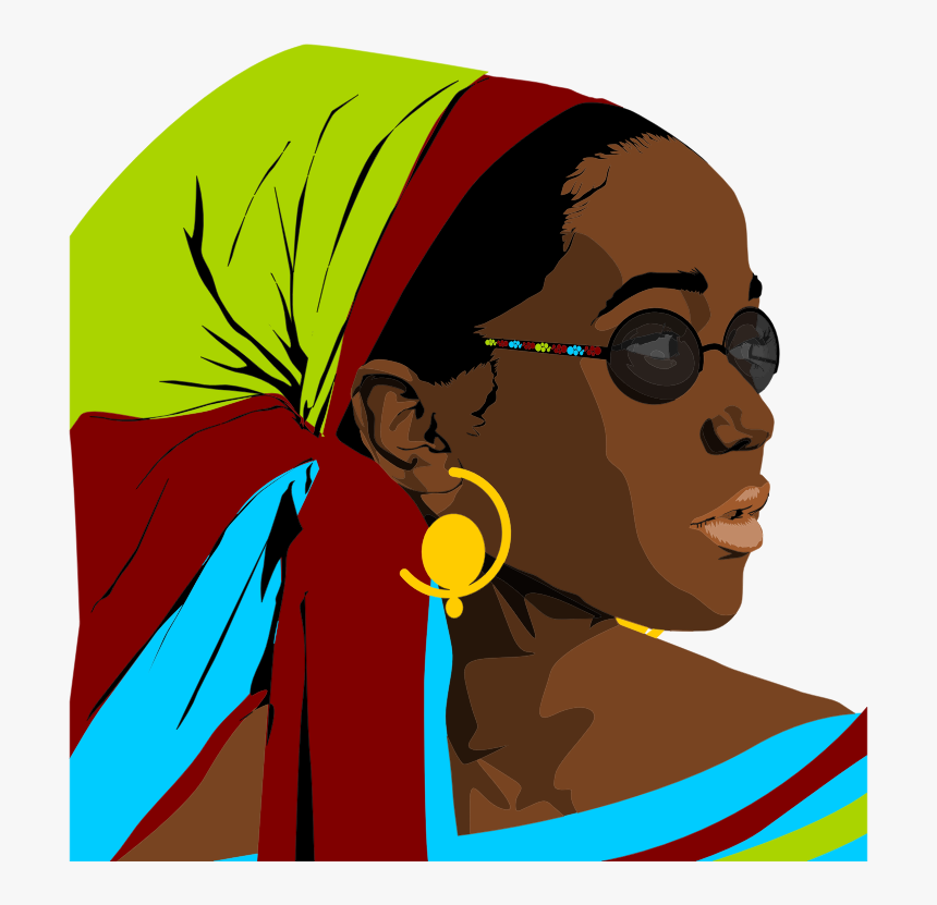 Beautiful Black Woman - Beautiful Black Woman Clipart, HD Png Download, Free Download