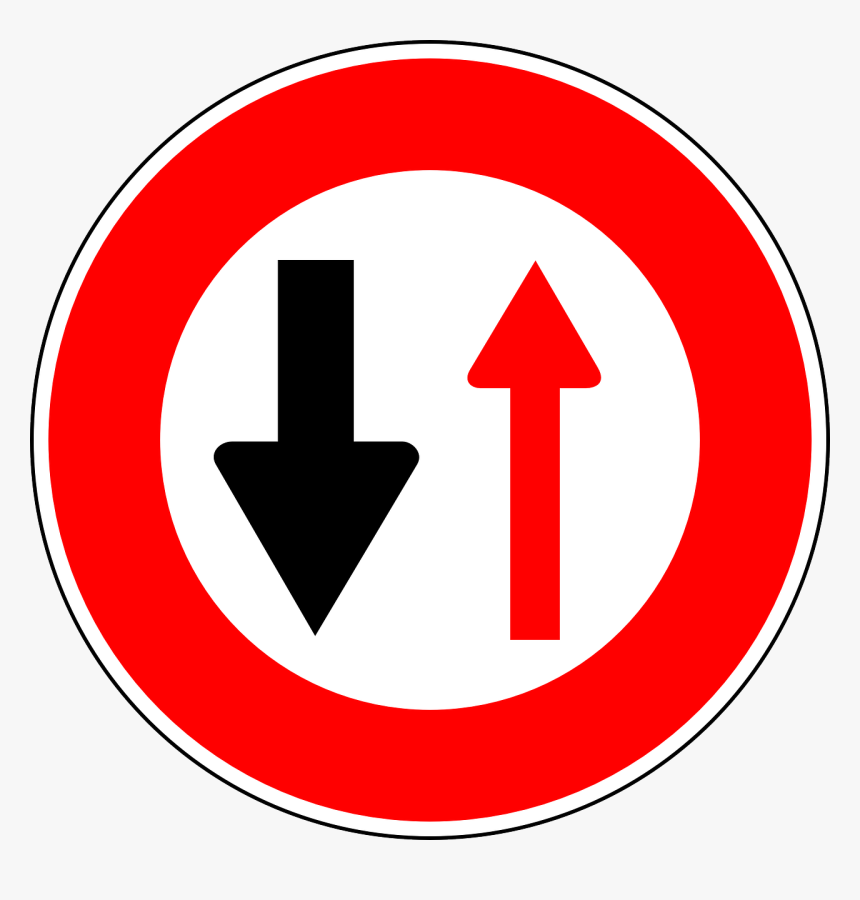 Oncoming Traffic Has Priority Traffic Sign Sign Free - Down Steal This Album, HD Png Download, Free Download