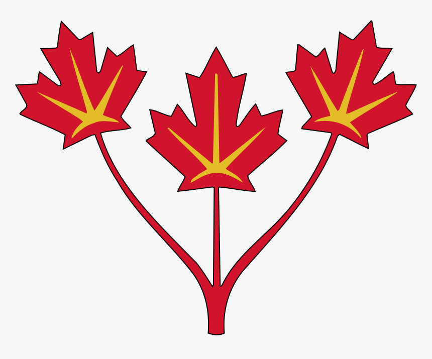 Three Maple Leaves Of Canada - Three Maple Leaf Flag, HD Png Download, Free Download