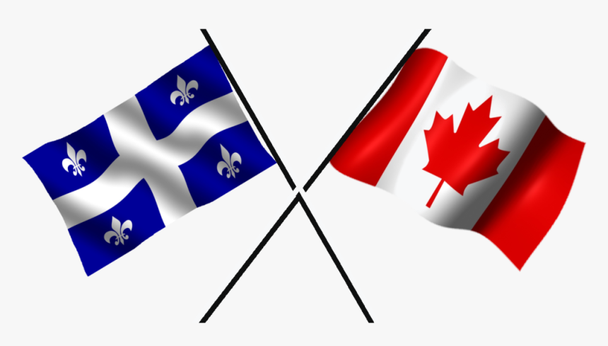 Quebec And Canada Flag, HD Png Download, Free Download