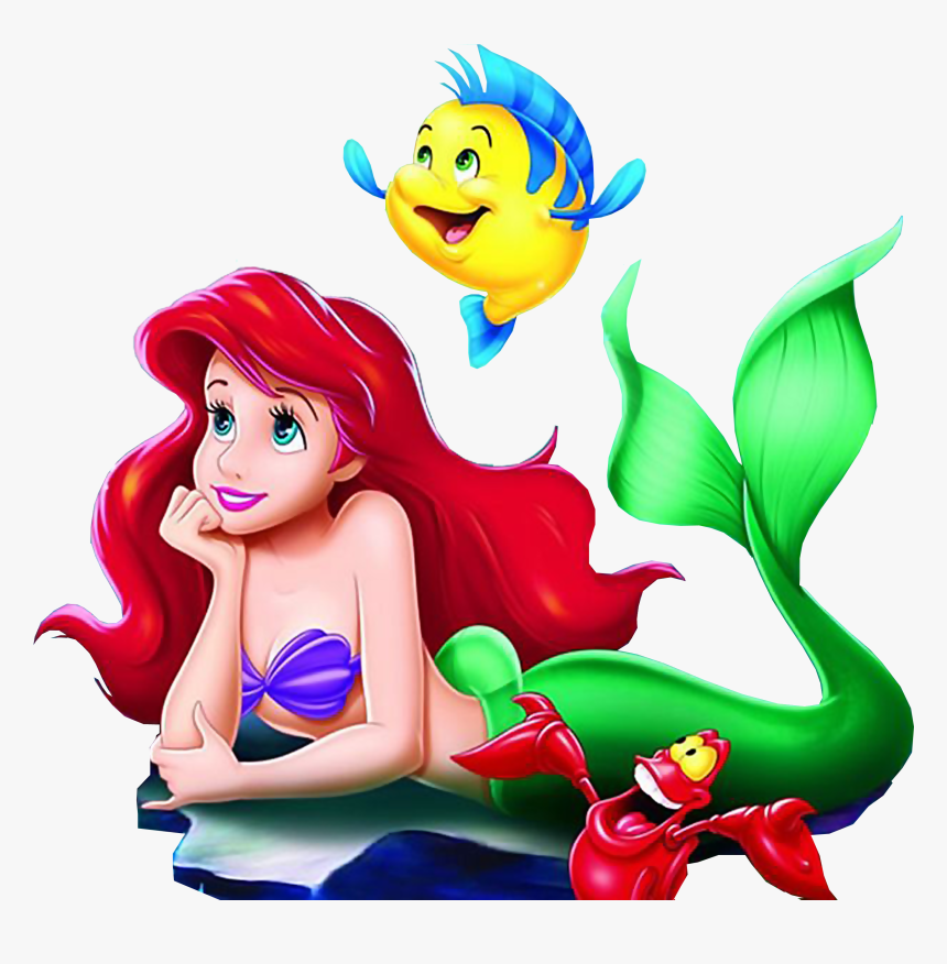 Clipart Transparent Ariel The Sebastian Youtube Disney - Ariel Little Mermaid Png, Png Download, Free Download