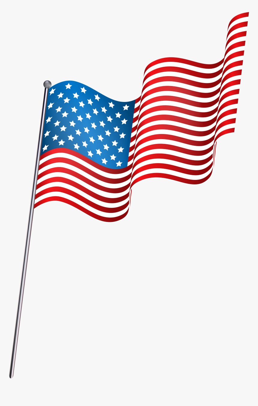 Flag Of The United States Clip Art - American Independence Day Png, Transparent Png, Free Download