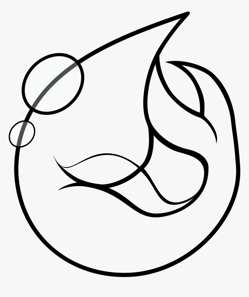 Winged Mermaid Clipart , Png Download - Line Art, Transparent Png, Free Download