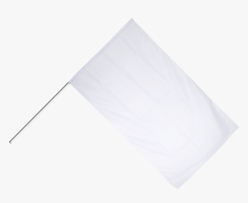 Unicolor White Hand Waving Flag - Construction Paper, HD Png Download, Free Download
