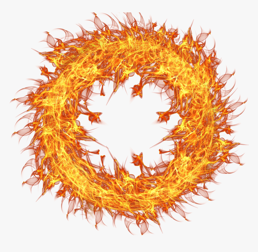 Transparent Background Fire Circle, HD Png Download, Free Download