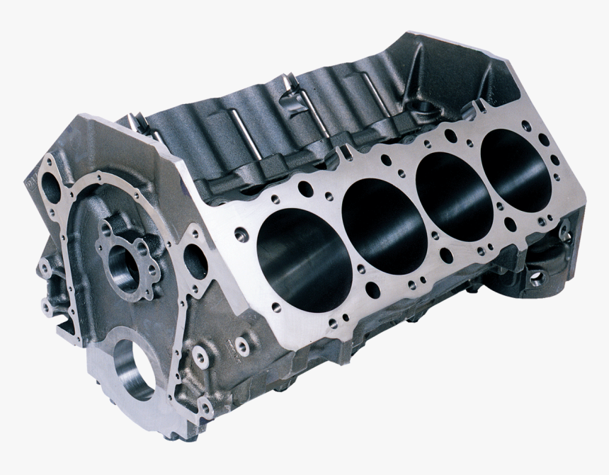 Dartbb Chevy Big M Engine Block - Grey Cast Iron Engine Block, HD Png Download, Free Download