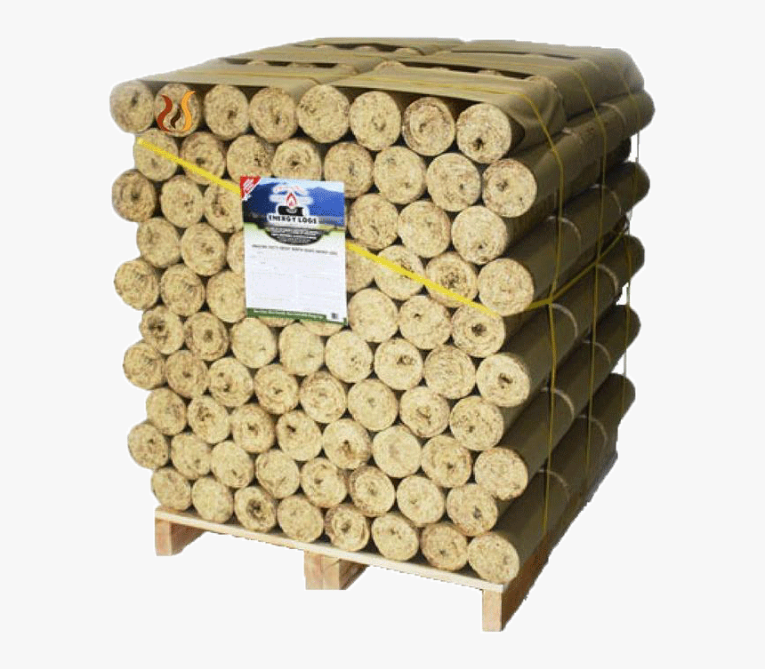 Pallet Of Wood Fuel Energy Logs From North Idaho Energy - North Idaho Energy Log Pallet, HD Png Download, Free Download