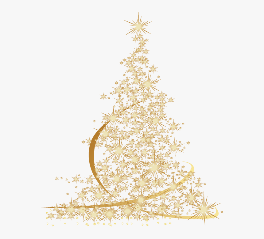 Arbolito De Navidad Png - Gold Christmas Tree Png, Transparent Png, Free Download