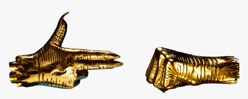 Run The Jewels Gold Hand, HD Png Download, Free Download