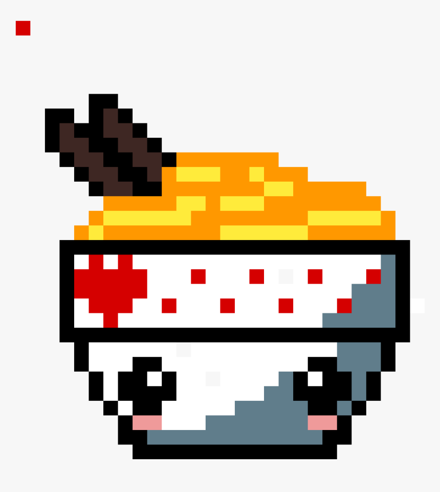 Kawaii Food Pixel Art, HD Png Download, Free Download