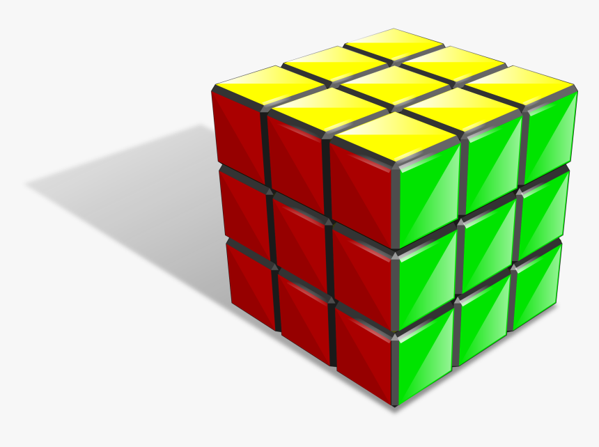 Rubiks Cube, Clipart Rubik Cube - Rubiks Cube 3d Clip Art, HD Png Download, Free Download