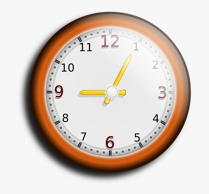 Wall Clock Clipart Png, Transparent Png, Free Download