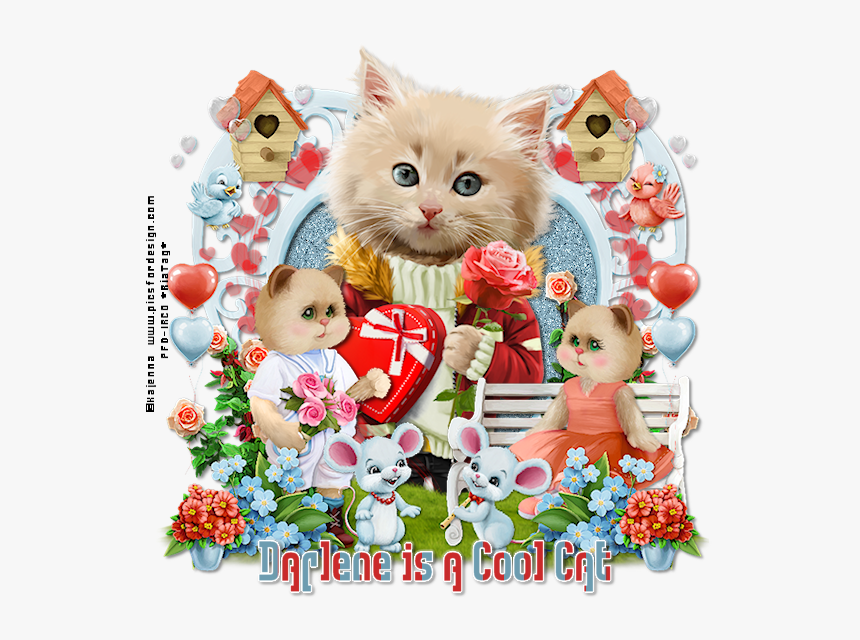 Darlene Is A Cool Cat Foru - Kitten, HD Png Download, Free Download