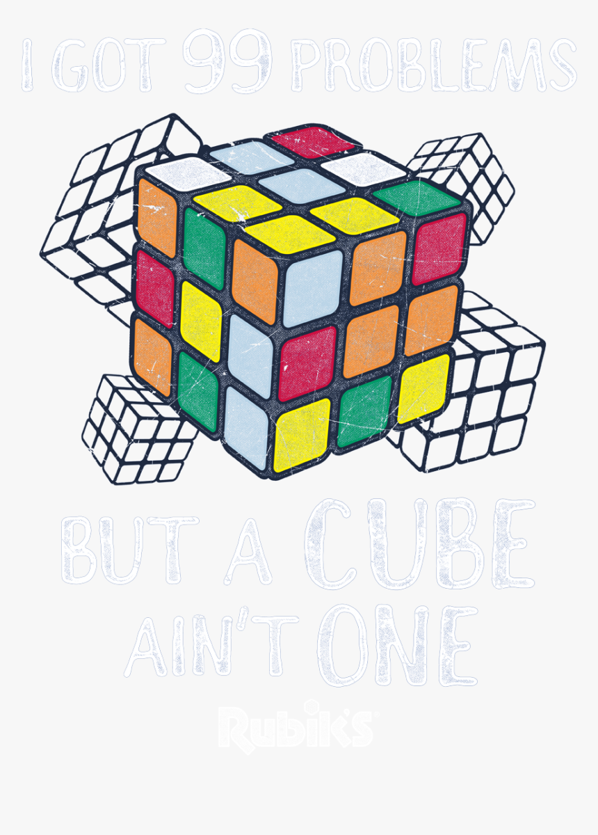 Rubiks Cube 99 Problems Men"s Regular Fit T-shirt - Rubik's Cube, HD Png Download, Free Download