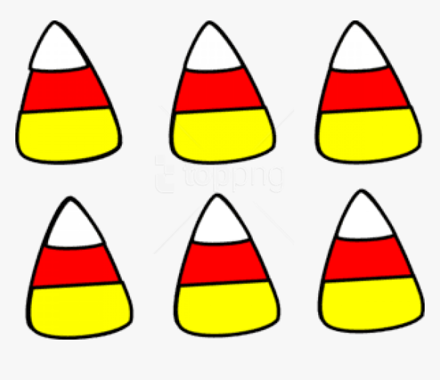 Free Png Download Halloween Candy Corn Free Images - Small Candy Corn Template, Transparent Png, Free Download