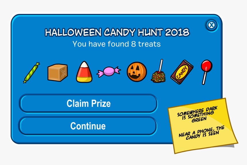 Club Penguin Rewritten Wiki - Club Penguin Halloween Candy Hunt Locations, HD Png Download, Free Download