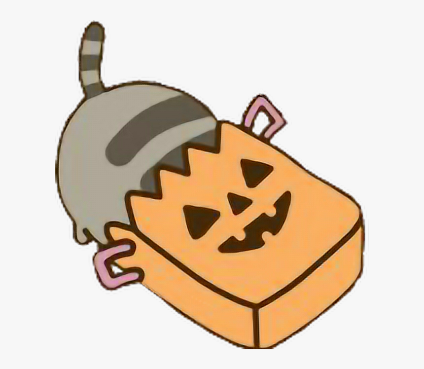 Transparent Halloween Candy Clipart - Pusheen Gifs, HD Png Download, Free Download