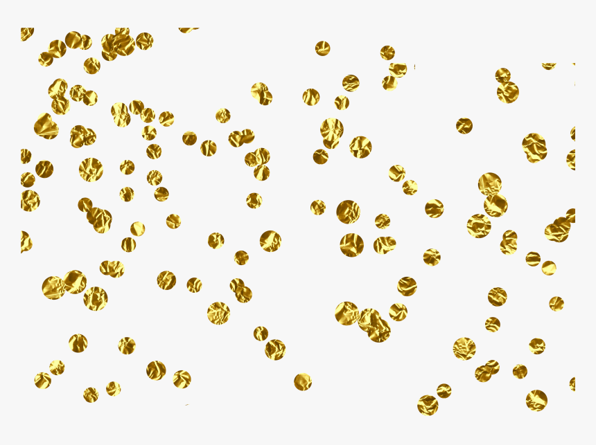 Transparent Confetti Gold Border , Png Download - Gold Confetti Png Transparent, Png Download, Free Download