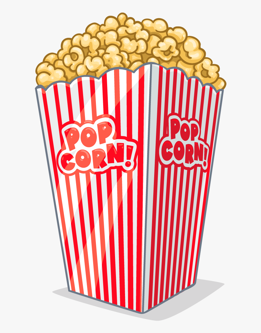 Movie Clipart Movie Snack - Popcorn Png Clipart, Transparent Png, Free Download