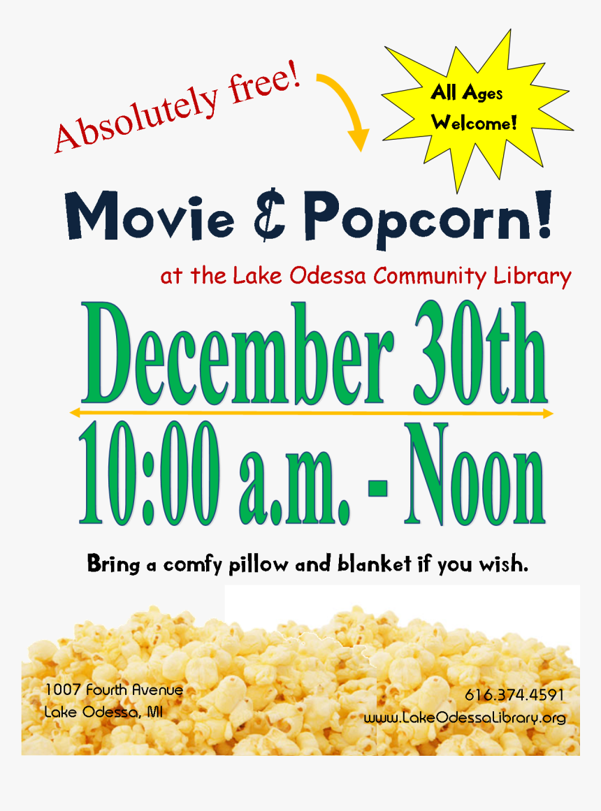 Movieday - Popcorn, HD Png Download, Free Download