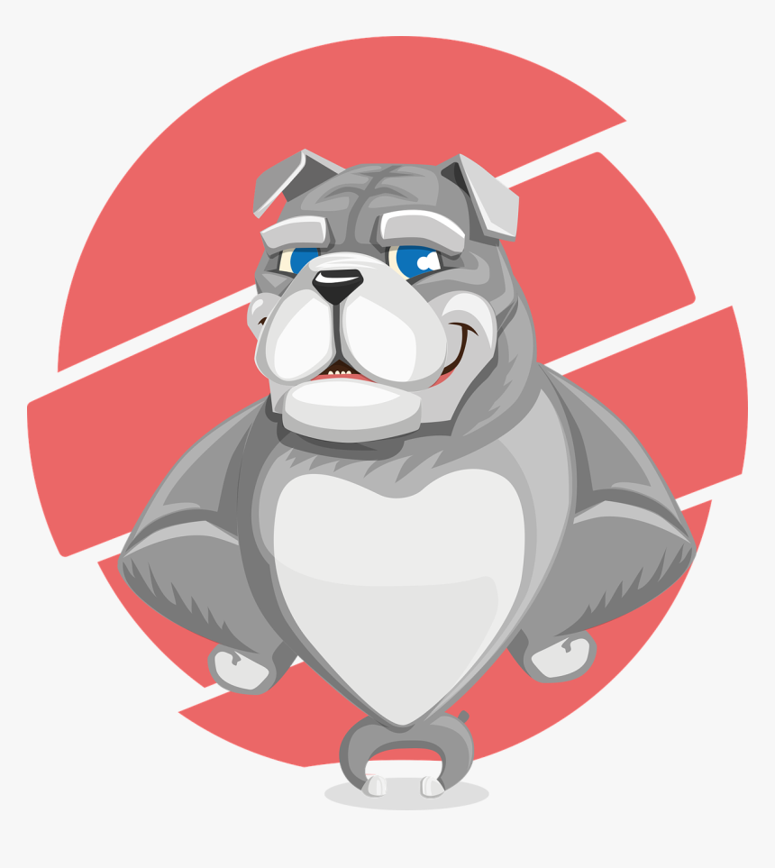 Friendly Cartoon Bulldog, HD Png Download, Free Download