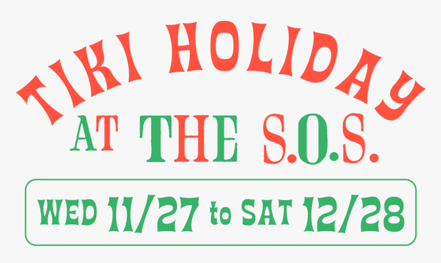 Sos Tiki Holiday 2019 Headers 01 - Illustration, HD Png Download, Free Download