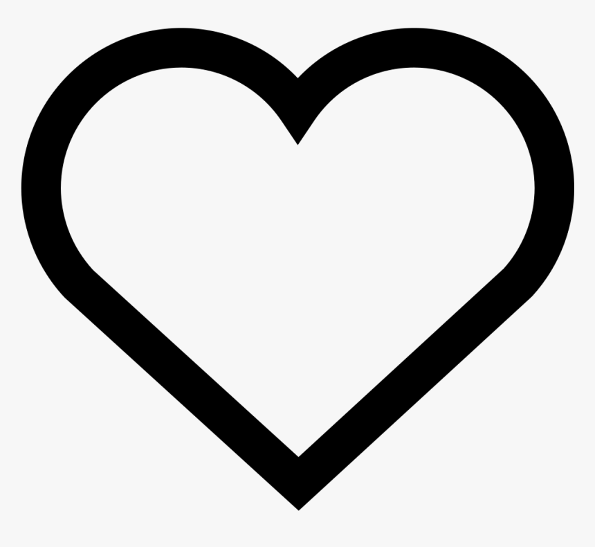 Favorite Heart - Heart Line Icon Png, Transparent Png, Free Download