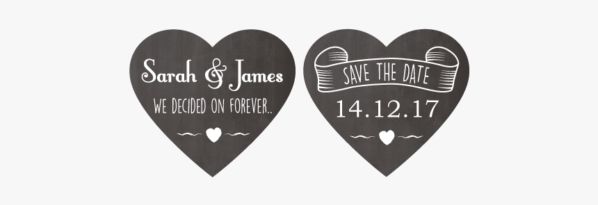 Save The Date Signs - Save The Date Heart Png, Transparent Png, Free Download