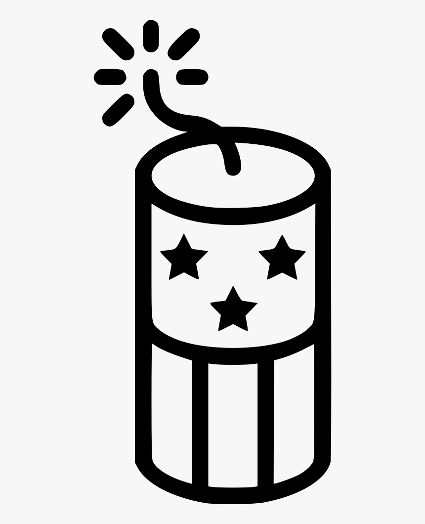 Firecracker - Fire Cracker Outline Png, Transparent Png, Free Download