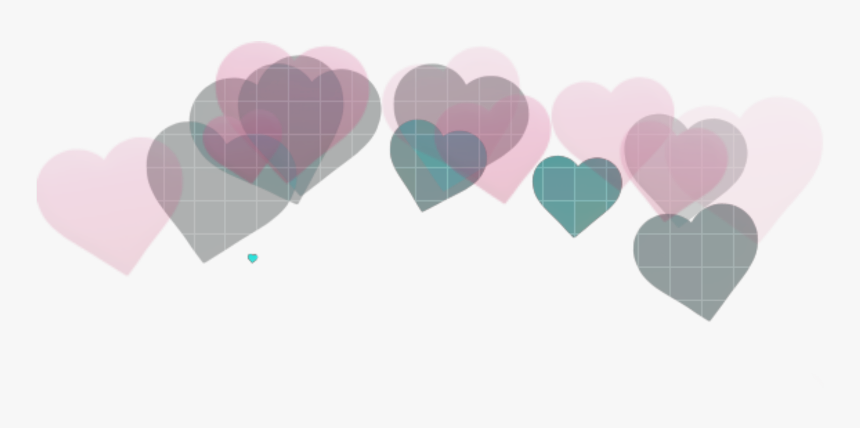 #aesthetic #aesthetictumblr #pink #blue #grid #heart - Heart, HD Png Download, Free Download