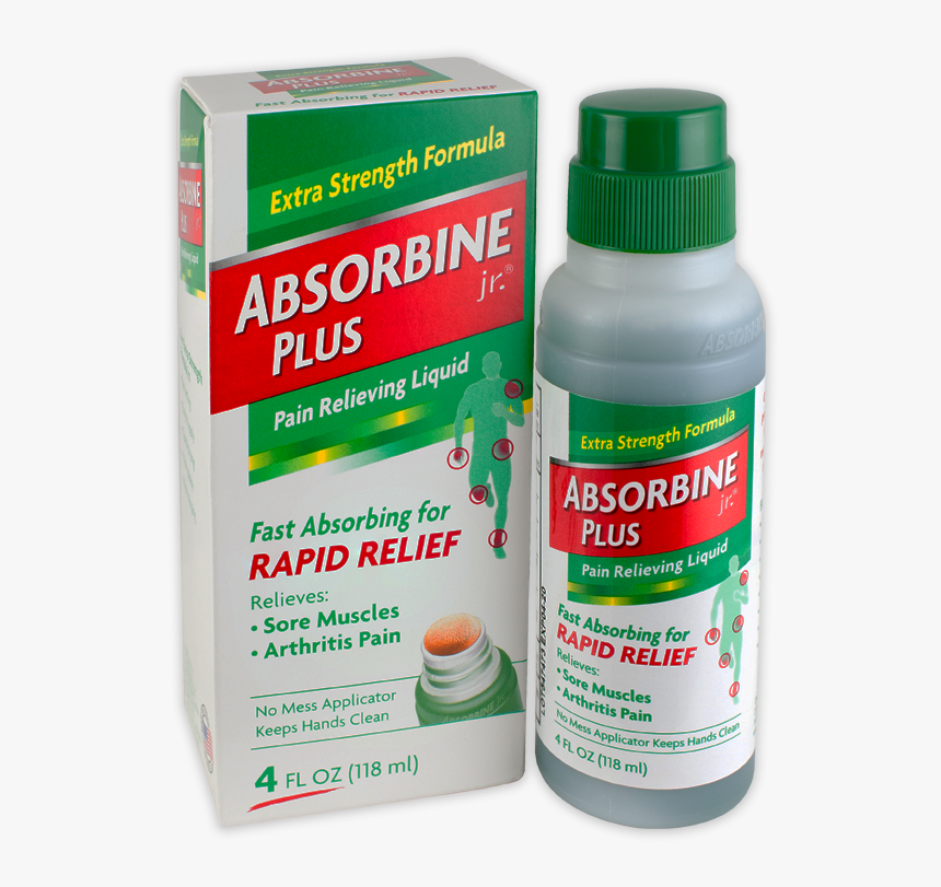 Pain Relief Liquid - Absorbine Jr., HD Png Download, Free Download