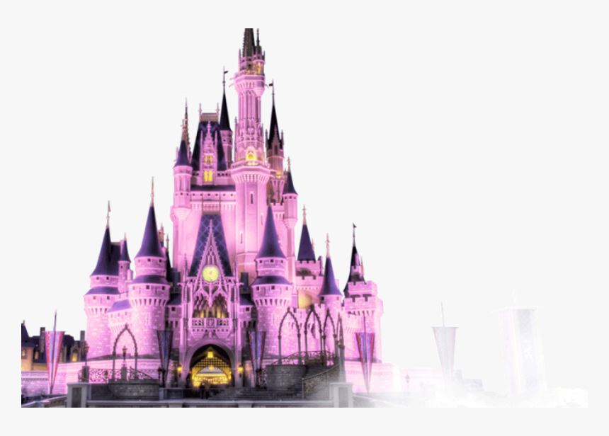 Pink Castle Png Image - Cinderella Castle Transparent Background, Png Download, Free Download