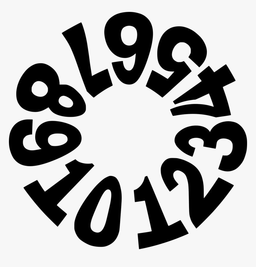 Numbers Circle Vector Free Photo - Circulo De Numeros, HD Png Download, Free Download