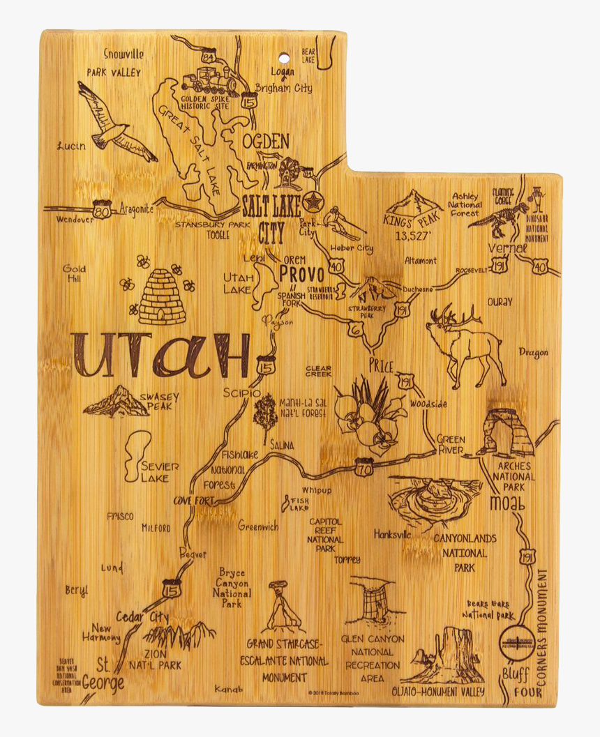 State Of Utah Drawing, HD Png Download, Free Download