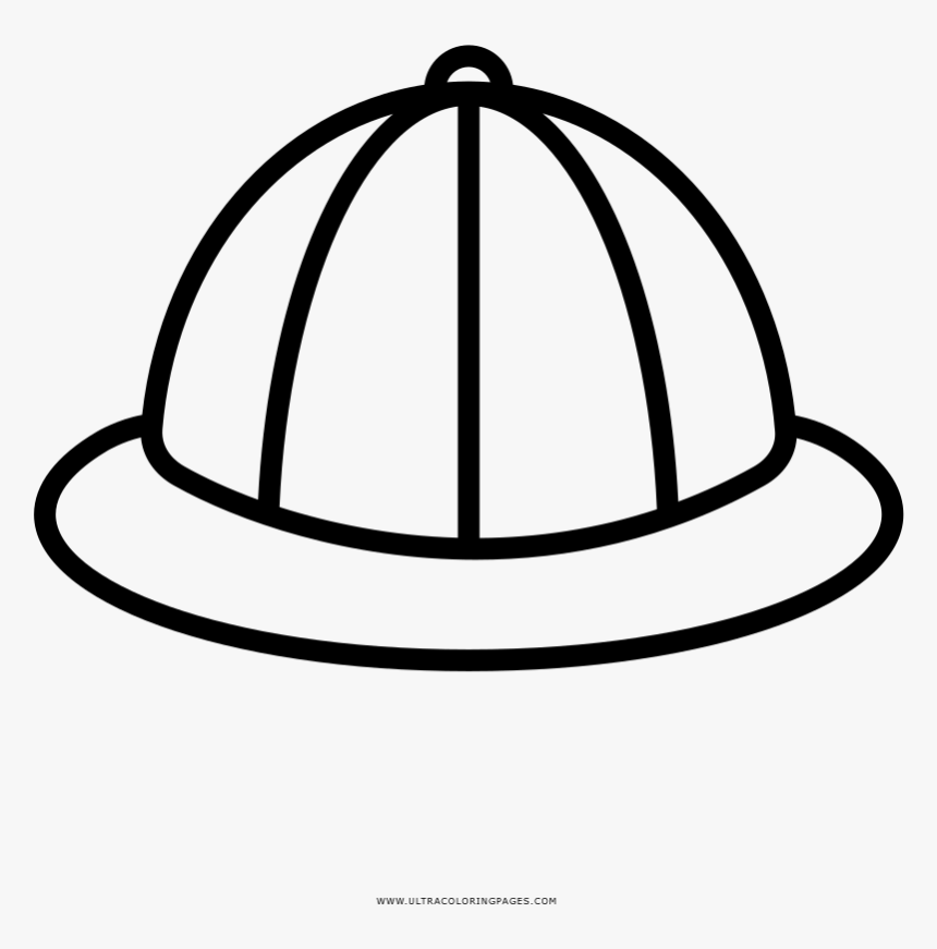 safari hat coloring page