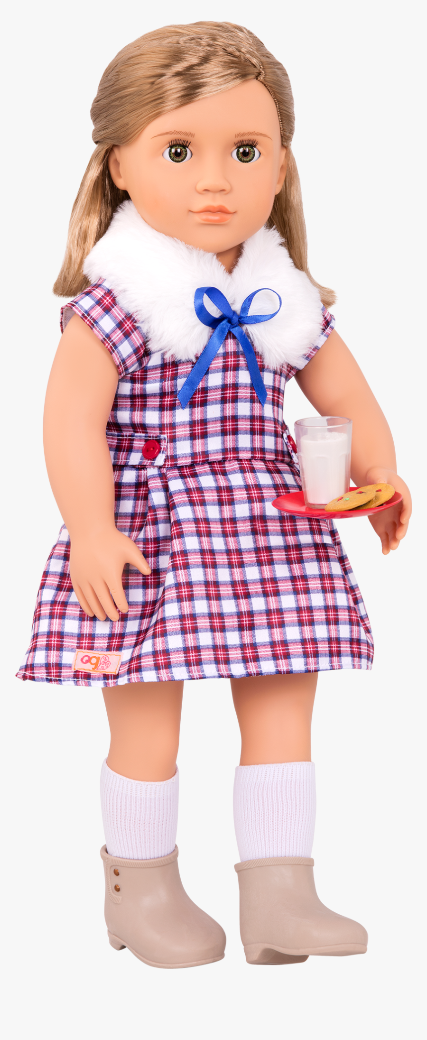Bina Wearing Wrapped With A Bow Outfit And Holding - Our Generation Dolls Bina, HD Png Download, Free Download