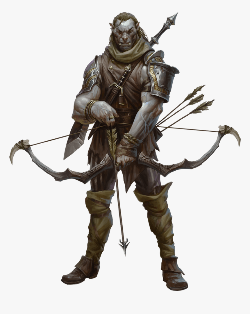 #man #male #orc #armor #warrior #archer #onehanded - Doom Raiders Waterdeep, HD Png Download, Free Download