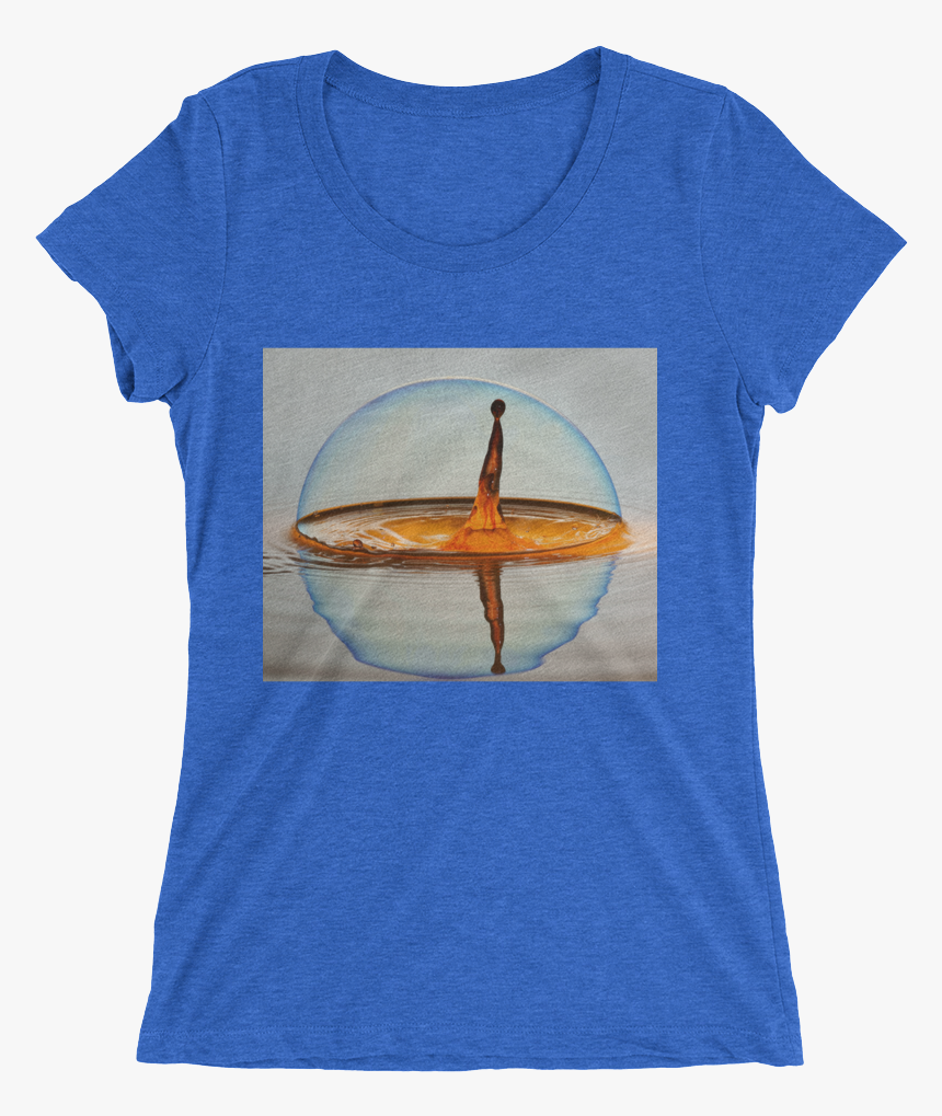 Oil Drop Design T-shirt For Women Short Sleeve - Surfboard, HD Png Download, Free Download
