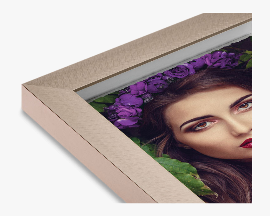 Framed Fine Art Deckled Edge Print Frames - Girl, HD Png Download, Free Download